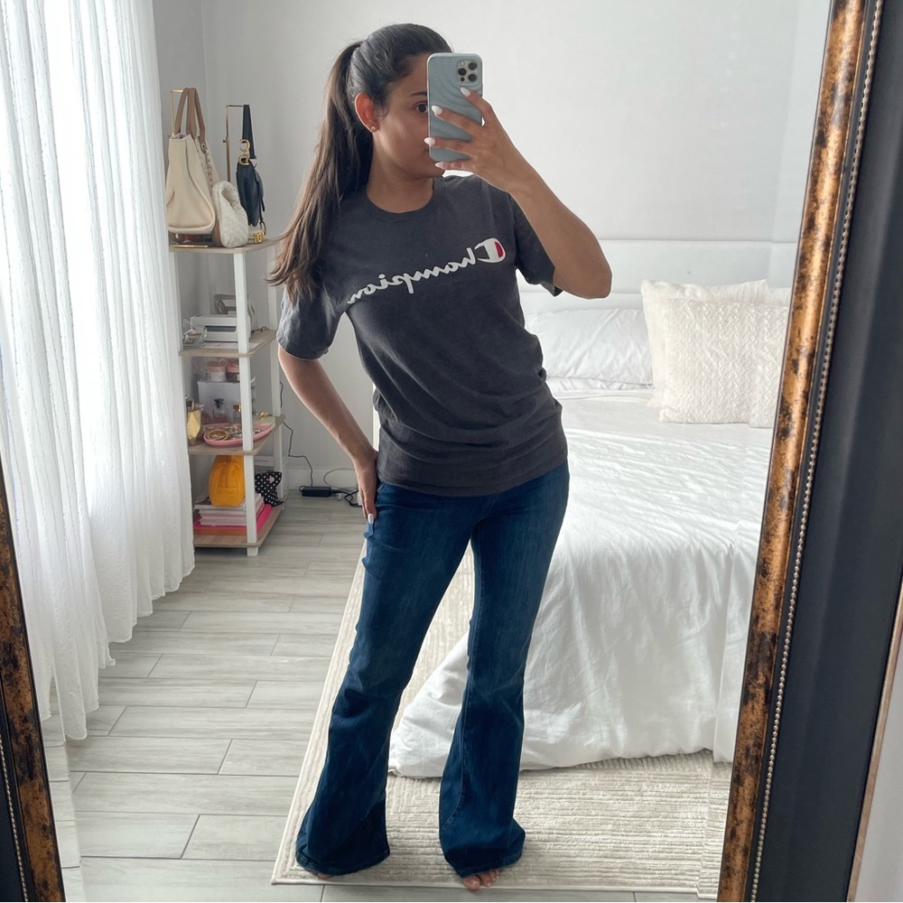 Champion Dark Gray Short Sleeve Tee